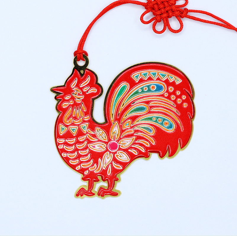 生肖（xiāo）雞書簽