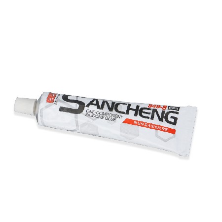 706矽橡膠半透明防（fáng）水膠矽膠套管堵頭膠 電子元件膠快幹粘接密封膠