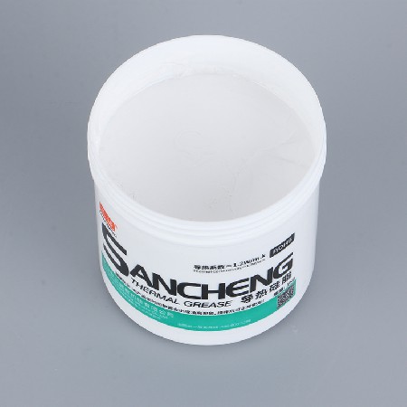 大功率（lǜ）LED燈板散熱導熱矽脂 1.2W係數白色導熱矽脂電子芯片（piàn）散熱（rè）膏