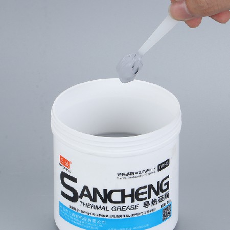 2.0係數（shù）導熱矽脂矽膠 CPU/LED導熱（rè）矽脂2.0灰色（sè）高導熱導熱膏散熱膏