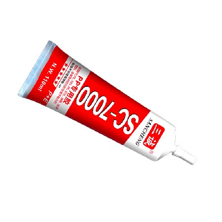 萬能膠PP-7000自帶針頭亞克力塑料製品金發材料（liào）DIY飾品萬能膠水